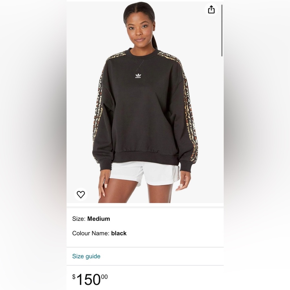 Black Adidas sweater